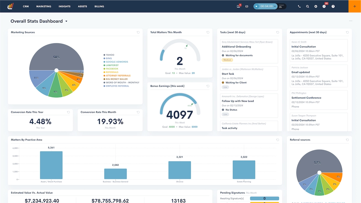 Lawmatics Software Lawmatics Software